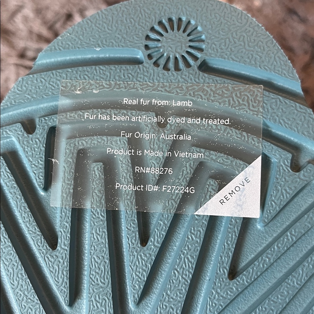 UGG classic ultra mini. Deep ice. Teal. Green. Blue. Womens size 6. New in box. - Picture 8 of 8